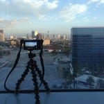 The Gorilla Pod in action with my LUMIX GM1